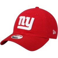 Women's New York Giants New Era Red Secondary Core Classic 9TWENTY Adjustable Hat 3066882